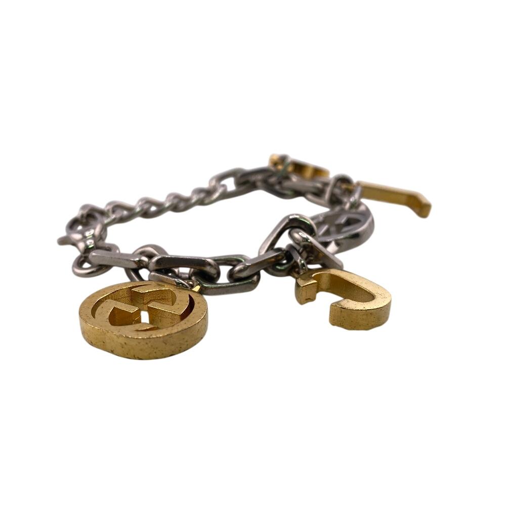 Gucci Balenciaga Hacker Project metalowa bransoletka Srebrny metal unisex Używana