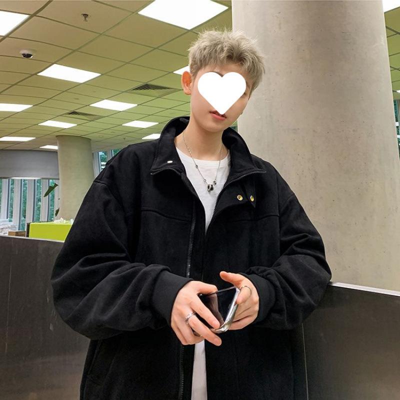 Suede Jacket Men's Autumn New Design Niche Top Loose Casual Jacket