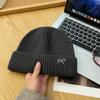 Korean Style Simple and Versatile Bow Knitted Hat Autumn and Winter Outdoor Warm and Cold Proof Woolen Hat Showing Face Small Baotou Cold Hat