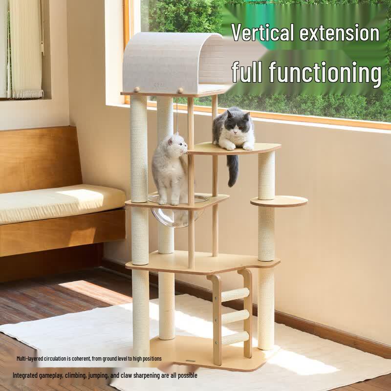 ZEZE Minimalist Space Capsule Cat Tree