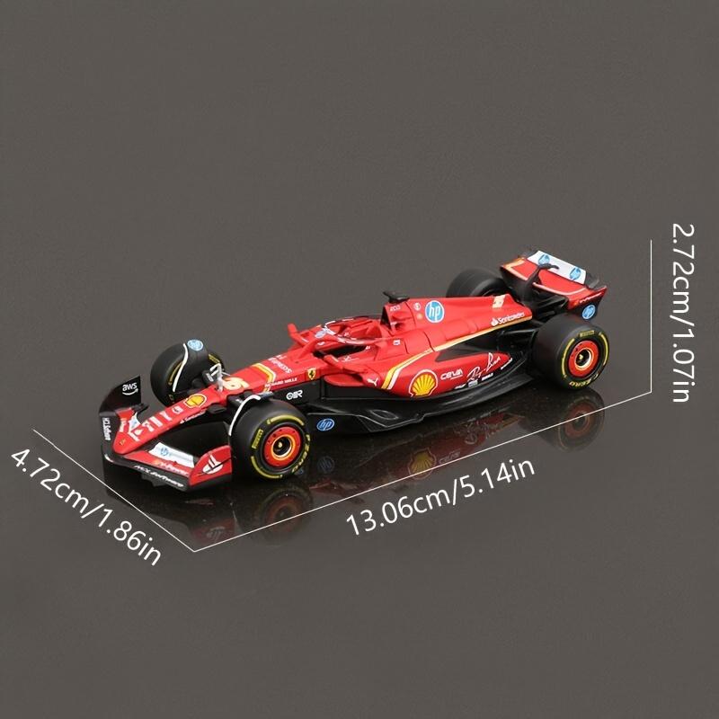 1:43 Scale 2024 Ferrari SF24 F1 Car Featuring Diecast Models of Racing Vehicles Numbered 16 And 55 for Collectors