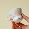Hand-painted Pink Peony Ceramic Tea Cup Creative Porcelain Coffee Mug 200mL