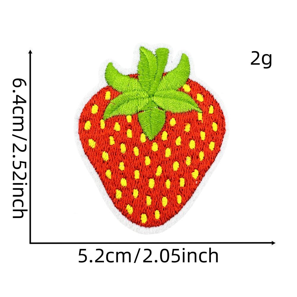 Erdbeerschnecke Cartoon Aufnäher für Kleidung - Anime-Design
