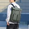 Mångsidig ryggsäck med stor kapacitet i enfärgad design för daglig pendling och resor