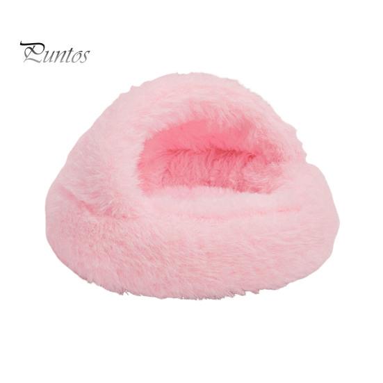 

Теплая кровать для морской свинки, гнездо для хомяка, спальный домик, мягкий и уютный, пещера для маленьких питомцев, морских свинок, ежей, белок S розовый