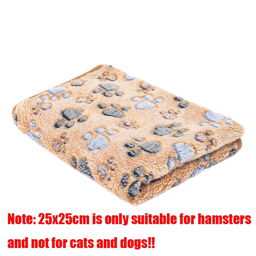 Miękki Puszysty Wysokiej Jakości Koc dla Zwierząt Flanelowy Koc do Spania dla Psa Wzór Łap Kocik Ciepły Wygodny Koc dla Kota Psa