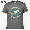 Unisex Tshirt Breathable For man Oneck tshirt Plus Size Equal Rights Are Out Of This World Comfort Teenagers tees Trendy Tshirt