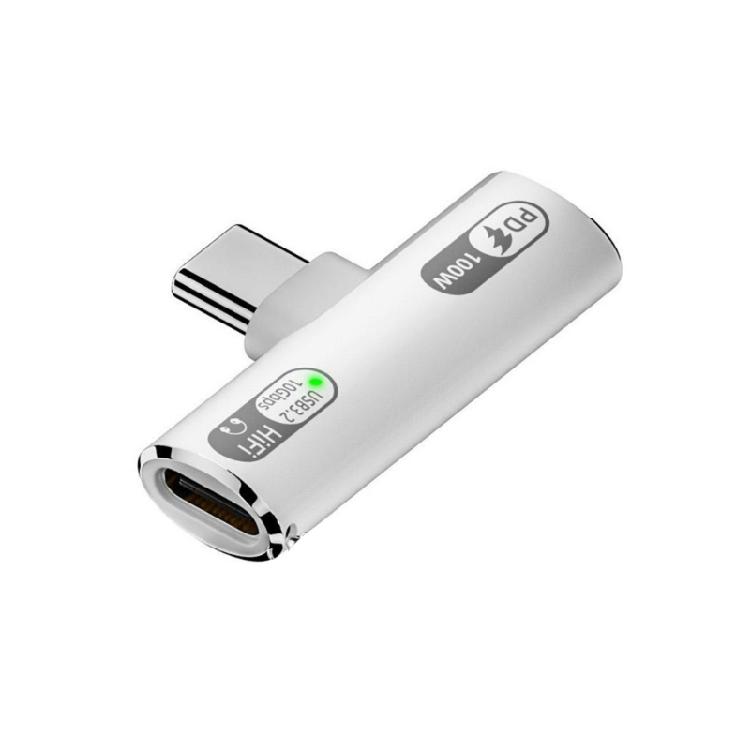 USB C To Headsets Adapter PD100W Charging For Clear Auditory On Phone 15 S22 And More Phones Headphones Audios Converter