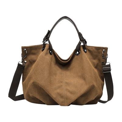 Women's Vintage Cargo Bag, Shoulder Bag, Canvas Bag, Durable Tote Bag