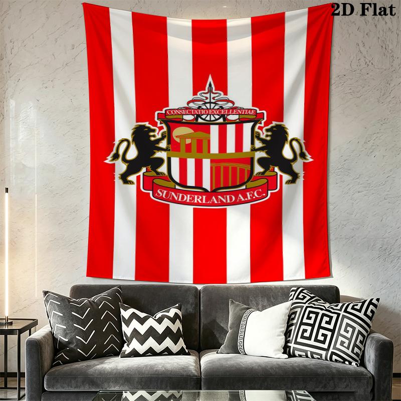 Sunderland Wall Tapestry Aesthetic Wall Hanging Printed Fabric Blanket Decorative Tapestries for Bedroom Living Room Home Decor