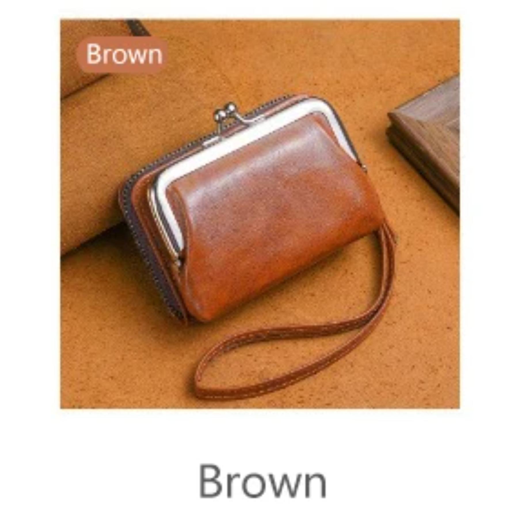 

Women s Wallet Fashionableand Minimalist Wrist Strap Short Zero Wallet RetroVersatile LargeCapacity Multi Card Pocket Money Clip