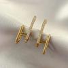 Fashion Exquisite Rhinestone Decor Ear Cuff earring for Woman Arrival Christmas Gift stud Earrings Women Earrings