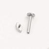 ASTM F136 Titan Labret Lippenpiercing 16G 18G Nasenring Tragus Marquise CZ Helix Knorpel Conch Ohrring Piercing Schmuck