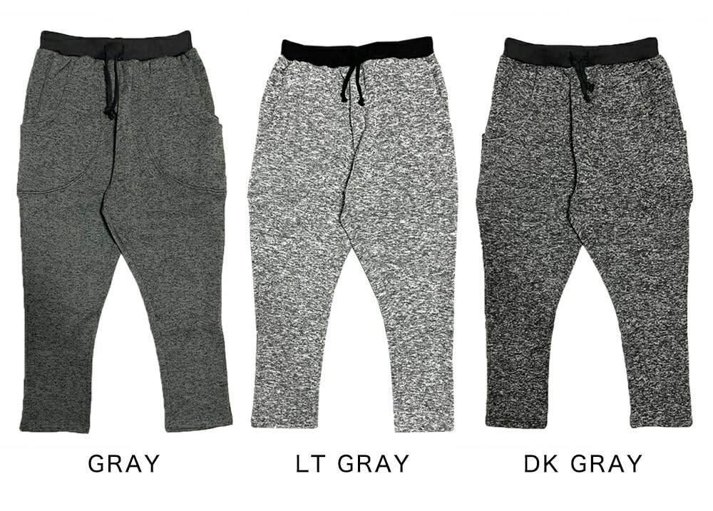 Jogger Mixed Long Cold Stylish [BEATJIVE] 0000-7427B Women's Pants, Sweatpants, Knit, Bottoms, Autumn/Winter, Warm, Protection, Relaxed, (JP,