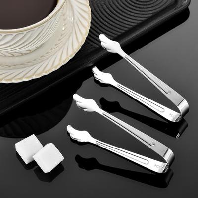 Pinze per Ghiaccio Facili da Pulire Salva-lavoro Multiuso Comode Acciaio Inossidabile Caffè Tè Servizio Cibo Accessori Bar