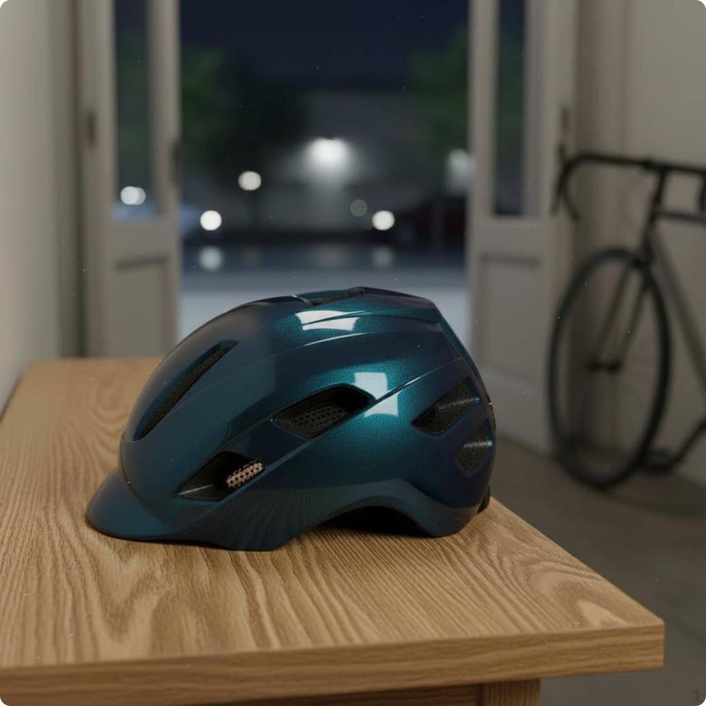 USB RenewablePowered Bike Helmet Customizable Fit with Rear Light Ventilated Sports Gear L