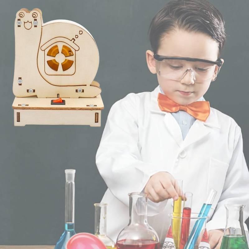 Kids Educational Diy Wood Air Suspended Ball Physics Science Experiment Toy