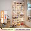 Transparent Lego Brick Display Cabinet: Dustproof Acrylic Storage for Figurines