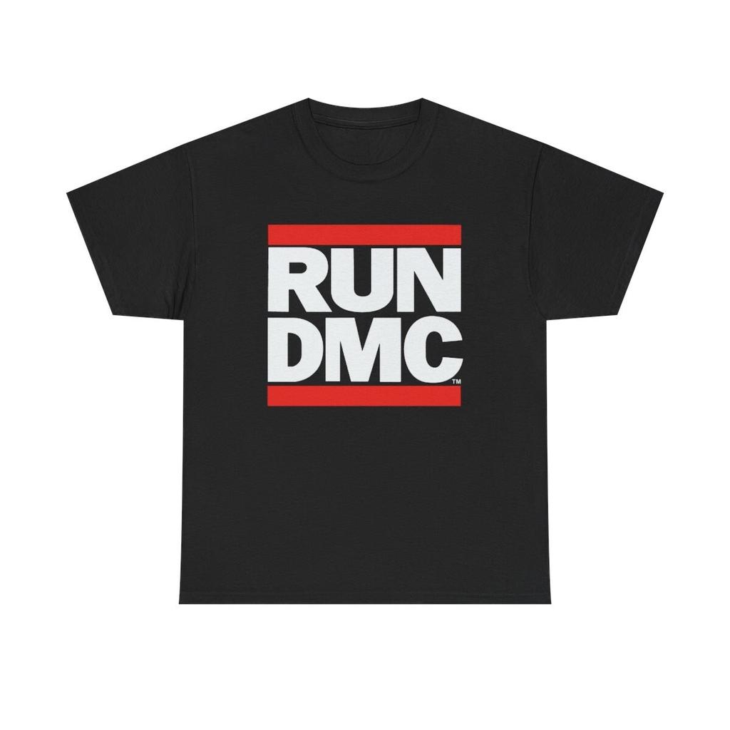 Run DMC T-Shirt Logo Rock Rap Band Official Black New