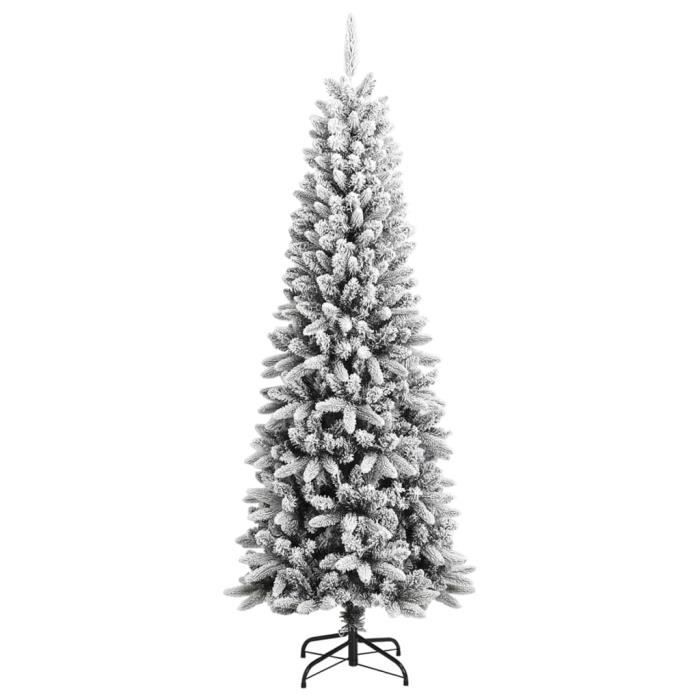 VidaXL Sapin de Noël artificiel avec neige floquée 210 cm PVC et PE345191