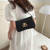 Chic Retro Stylish Women's Spring Small Square Bag Casual Shoulder Handbag In Black White Brown Beige