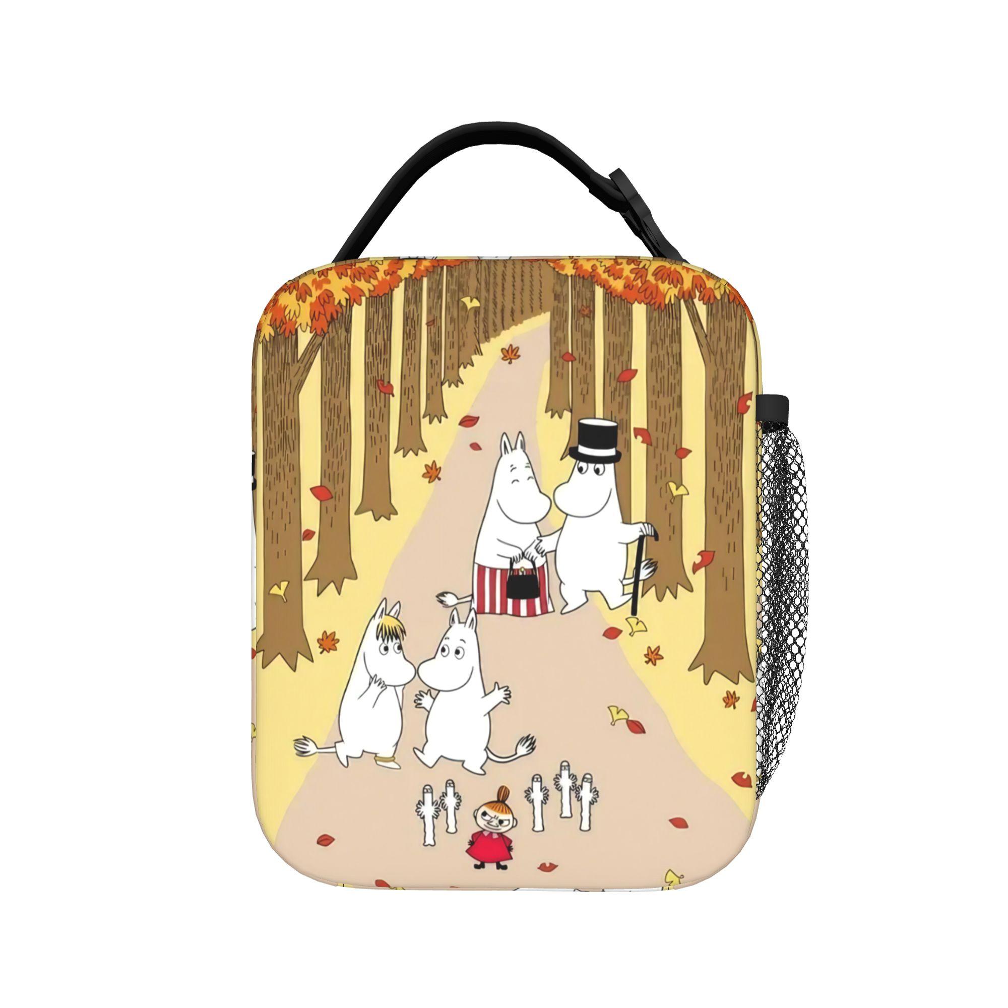 MOOMINS TV Show Geïsoleerde Lunchtas Hoge Capaciteit Herbruikbare Koeltas Lunchbox Tote Werk Buiten Mannen Vrouwen One Size