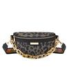 Trend Fashion Pattern Printing Chain Fanny Pack, a New Versatile Casual Women's Bag