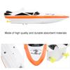 ABS 2.4G Remote Control 4 Channels Mini RC Boat Electric Ship Model Children Water ToyOrange 100B4