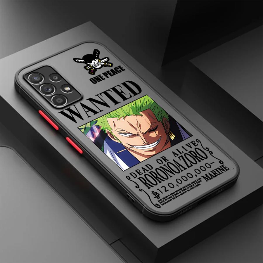 Pouzdro One Piece Luffy pro Samsung Galaxy A54 A35 A16 A15 A34 A36 A53 A14 A23 A56 A55 A17 A52 A52S A72 A73 A33 Kryt na telefon
