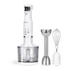 Set Mixeur Plongeant, Hachoir Multi-usages, Fouet, Vitesse Ajustable, Sans BPA MPM MBL-28 500W Blanc 000323