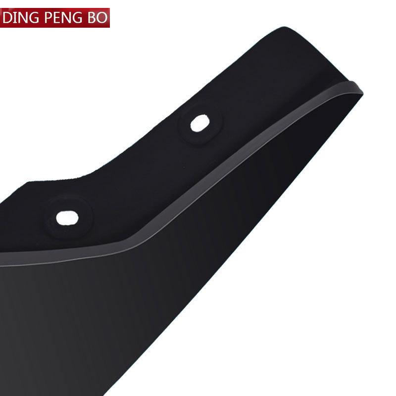 4PCS Flexible ABS Car Mud Flaps Splash Guards Fender for Volkswagen VW ID.4 CROZZ ID.6 Front and Rear Mudguards