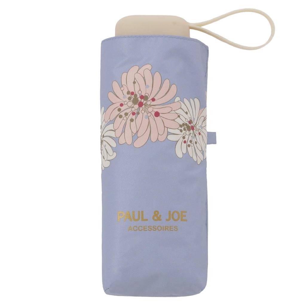 PAUL JOE ACCESSOIRES Folding Heat UV Web Chrysanthemum 12133 Chrysanthemum Blue & (Paul & Joe) All-weather Umbrella, Umbrella, Sunshade, Shielding,