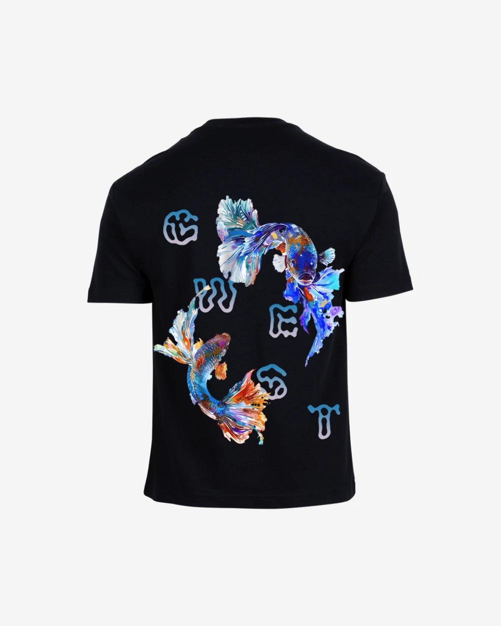 G West Oversized Fish Lifestyle T Shirt L
