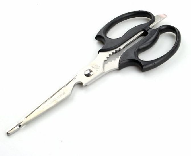 Captain Stag BBQ Kitchenware Multipurpose Kitchen Scissors with Tongs M-8496M-8496