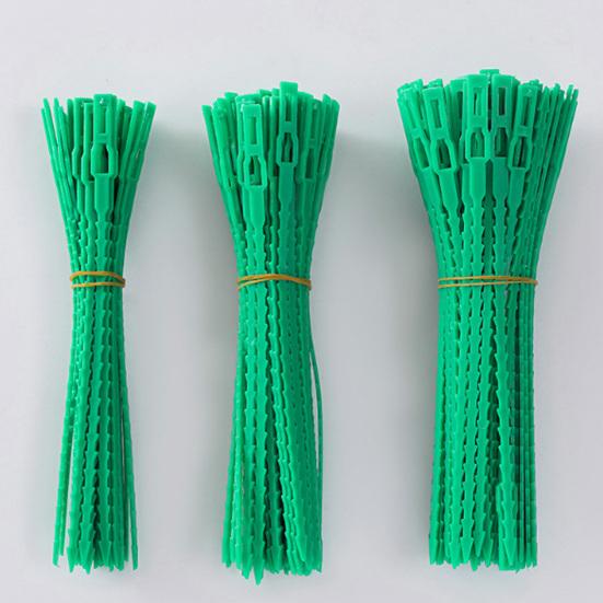 100 Pcs Reusable Plant Ties Adjustable Plant Twist Ties Self-locking Cable Ties for Indoor Outdoor Climbing Plants Cables Organization