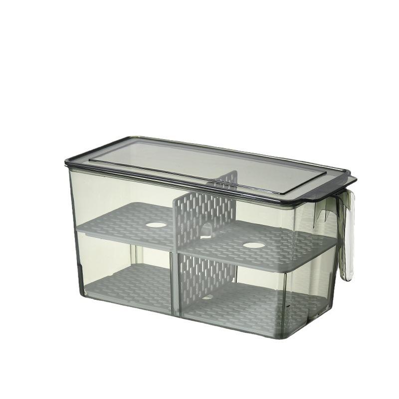 Multipurpose Transparent Fresh-Keeping Storage Box for Melons, Fruits, and Vegetables