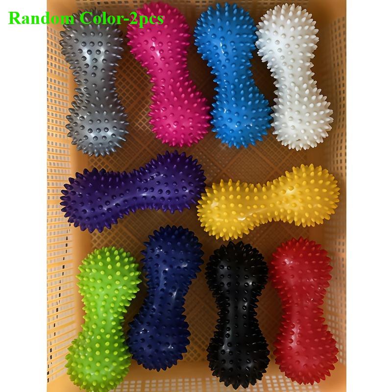 2pcs Spiky Massage Ball Hard Spiky Massage Ball Roller Set Professional Physical Therapy Massage Ball Myofascial Release Trigger