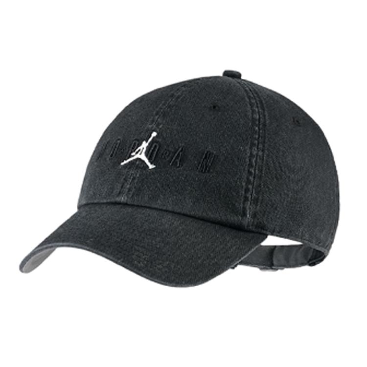 Jordan Origineel Ontwerp Polyester Honkbalpetten Unisex Zwart aa1306-010 F