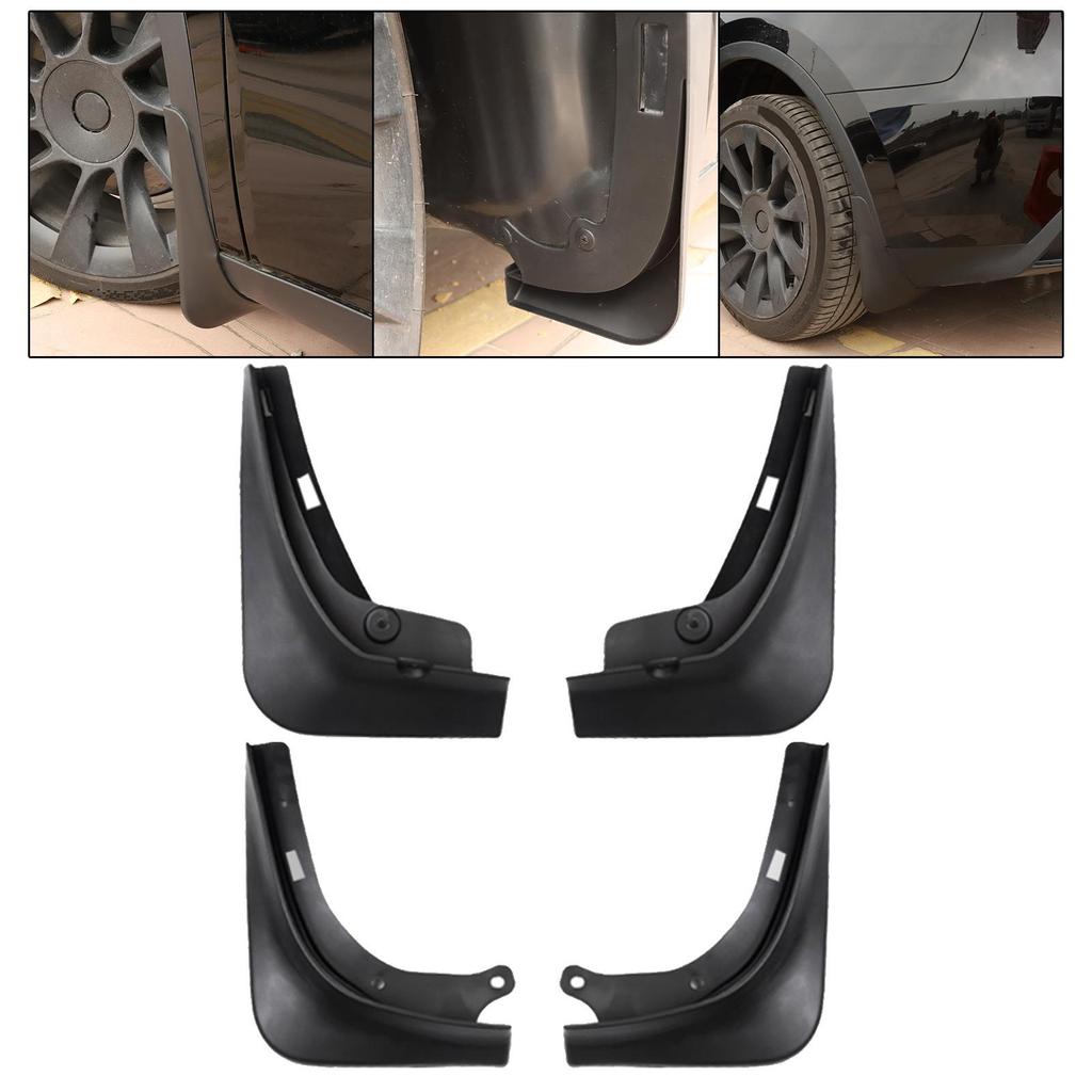 4Pcs Car Wheel Flaps Mudflaps for Model Y No Drilling Required