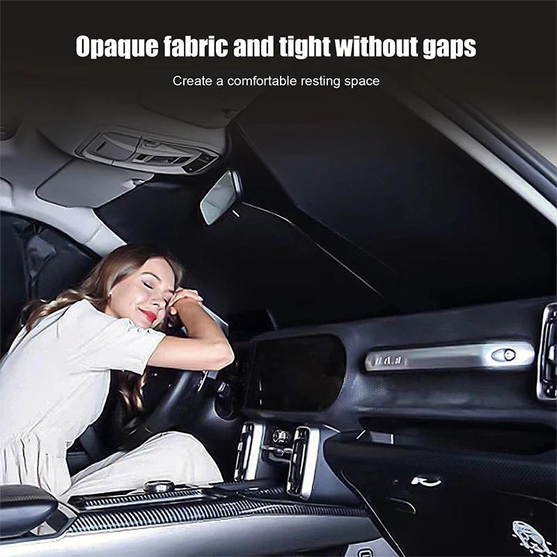 Auto Folding Sun Shade Windshield Visor Cover Car Front Window Sunshade UV Protection Summer Styling AccessoriesWindshield Sunshades 1