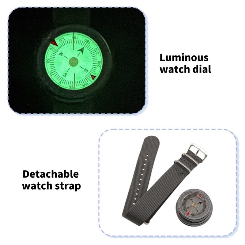 Professional Diving Compasses With High Precisions Navigations Glowing Waterproof Compasses For Underwater Orientation