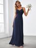 Ever-Pretty Women's Pleated Sweetheart Draped Back Floor-Length Bridesmaid Dress