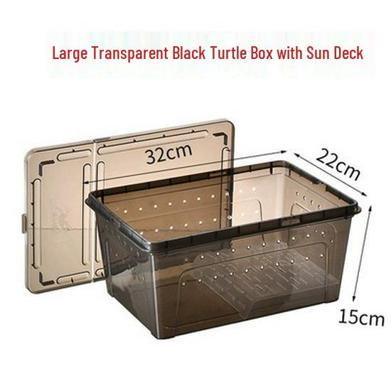 Reptile Habitat Tank for Silkworms, Spiders, Frogs, Snakes, Lizards, Snails, Insects, and Turtles