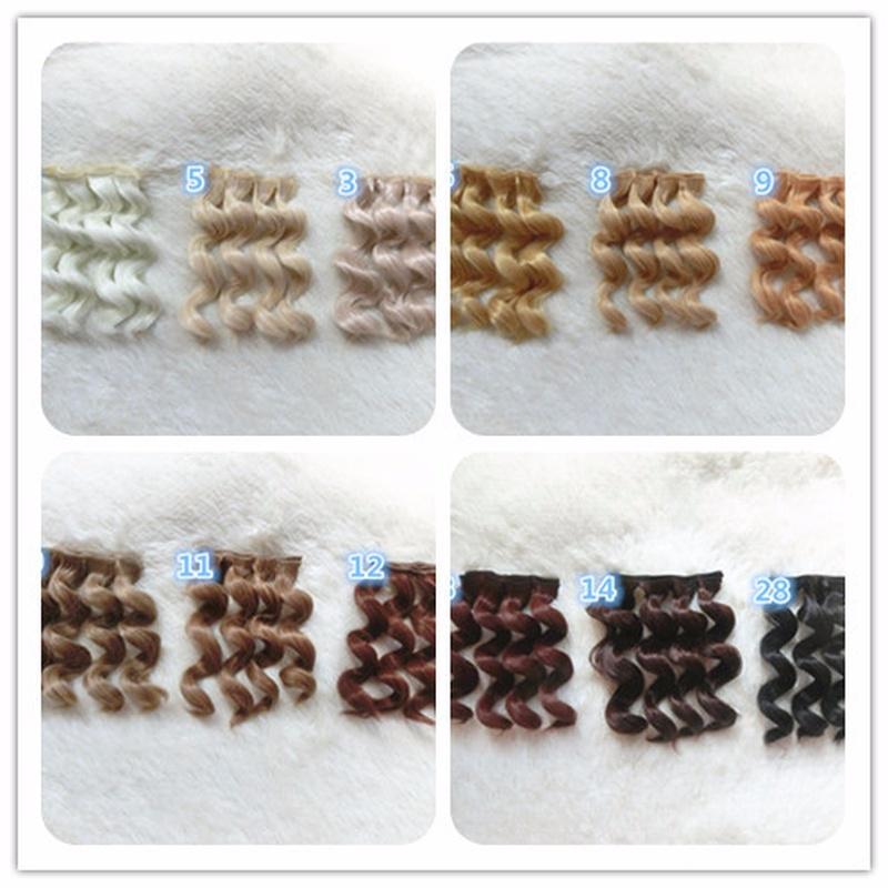 

Sd/bjd Куклы Парик Ночная Лилия Лоли Кукла Парик Baby Bobbi Салон Кукла Парик Ряд Волос NO3