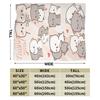 Bubu Dudu Süßer Cartoon-Bär Charakter Warme Weiche Decke Kawaii Panda Plüsch Überwurfdecke Schlafzimmer Flanell Bettüberwurf Sofabezug