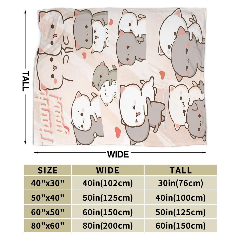 Bubu Dudu Süßer Cartoon-Bär Charakter Warme Weiche Decke Kawaii Panda Plüsch Überwurfdecke Schlafzimmer Flanell Bettüberwurf Sofabezug