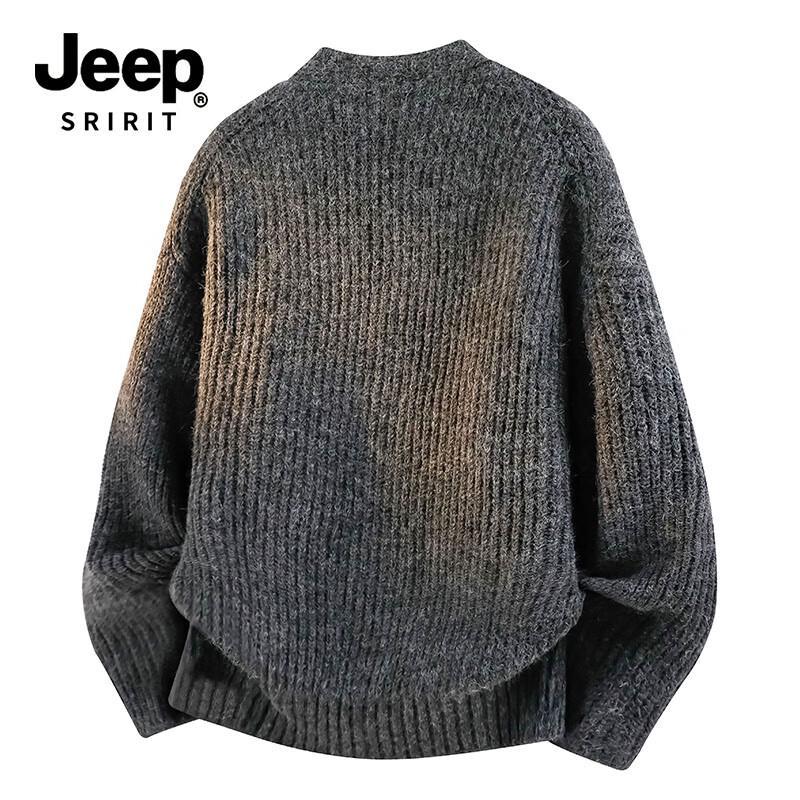 JEEP SPIRIT Gilet Cardigan Décontracté Homme NYH939