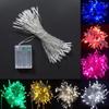 LED-Feen-Lichterkette, 7 Farben, batteriebetrieben, für den Außenbereich, wasserdicht, LED-Lichterkette, Weihnachten, Geburtstag, Zuhause, Party, Dekoration, Lampe