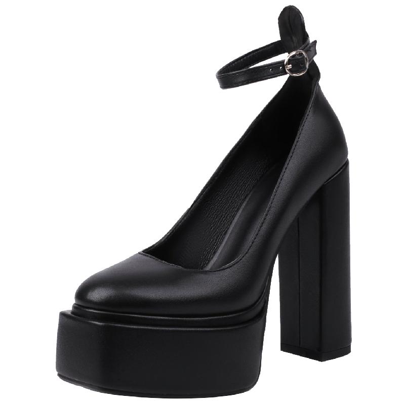 

Платформні туфлі-човники на високих підборах Жіночі з ремінцем Чорні Рожеві Білі Жіночі на підборах Вечірні Весільні Танцювальні Взуття для стриптизу Дамські Великий розмір 48 чорний