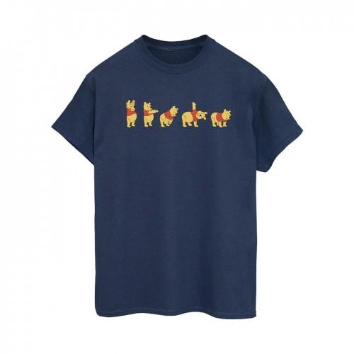 

Disney Womens/Ladies Winnie The Pooh Stretching Cotton Boyfriend T-Shirt S